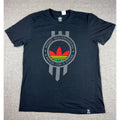 Adidas Skateboarding Sample T Shirt Men L Black Trefoil Brazil 3 Stripes Skate