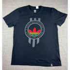 Adidas Skateboarding Sample T Shirt Men L Black Trefoil Brazil 3 Stripes Skate