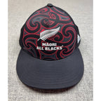 Adidas Maori All Blacks Snapback Hat New Zealand Rugby Black Red OSFM