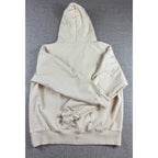 Aelfric Eden Pray The Lord Hoodie XS Cream Blue Graphic Oversized Streetwear