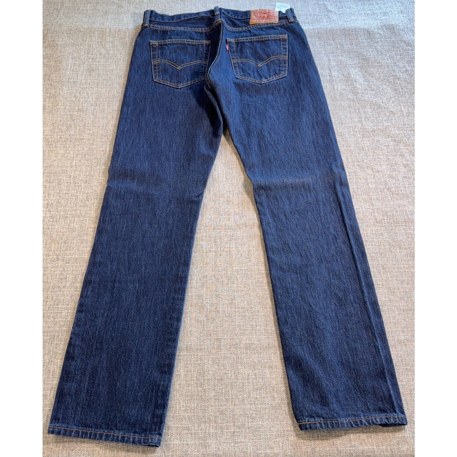 Levi’s 501 Jeans Mens 33x34 Tag 33x32 Actual Made in Egypt Button Fly Denim