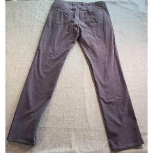Peter Millar Mens Corduroy Pants 36 Gray 5 Pocket Straight Leg Casual Preppy
