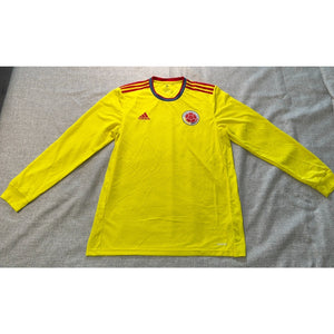 Adidas Colombia 2020/21 Home Long Sleeve Soccer Jersey Mens L GL5718