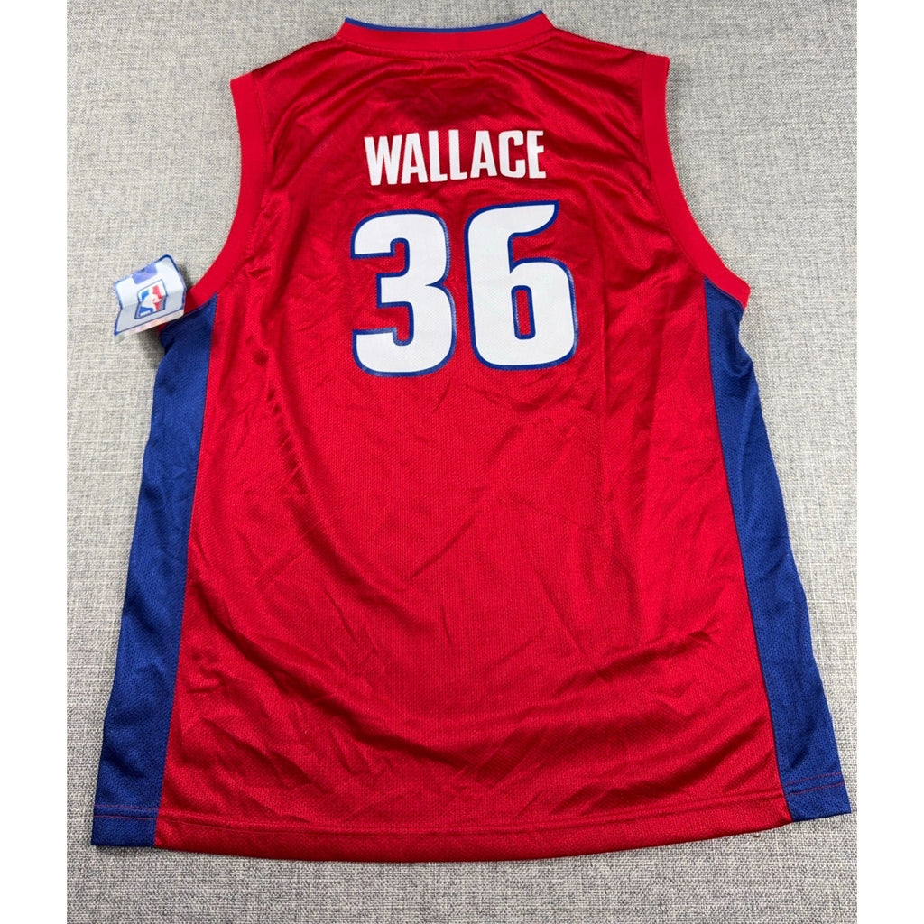NWT Reebok Rasheed Wallace Detroit Pistons #36 Jersey Mens XL NBA Y2K