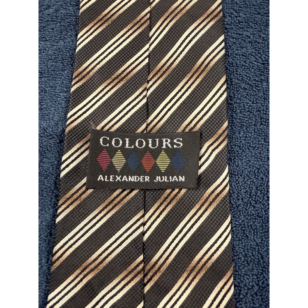 Lot of 4 Men’s Designer Neck Ties Bill Blass Silk Alexander Julian Apt 9