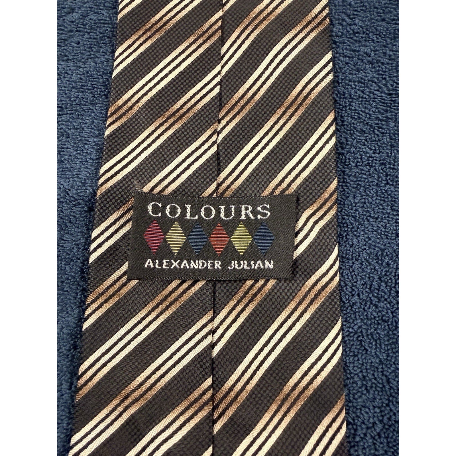 Lot of 4 Men’s Designer Neck Ties Bill Blass Silk Alexander Julian Apt 9