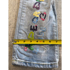 Smoke Rise Graffiti Distressed Jeans 38x34