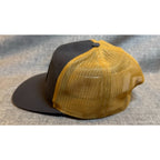 Rodeo City Provisions Richardson Trucker Hat Snapback Gray Gold Mesh Patch Cap