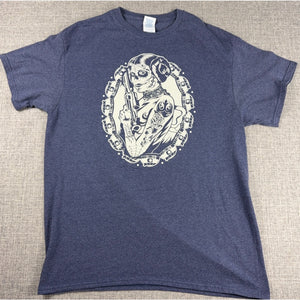 Princess Leia Sugar Skull T Shirt Mens L Star Wars Inspired R2D2 Tattoo Graphic