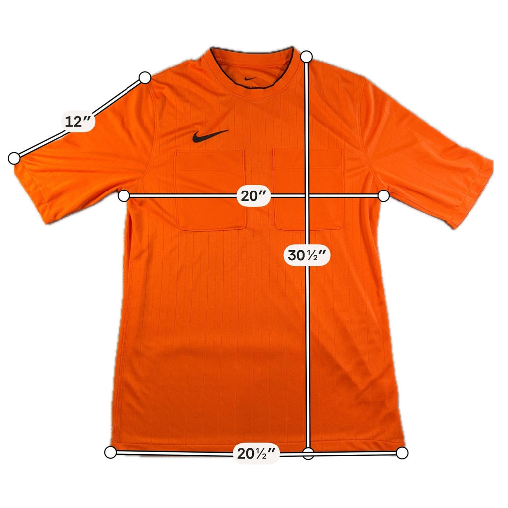 Nike Dri-FIT Referee II Soccer Jersey Men's L Orange Slim Fit DH8024-819
