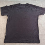 Black short sleeve crew neck tee