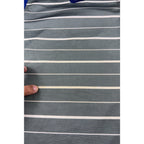 Nike Kansas City Royals Polo Mens XL Dri-FIT Gray Blue Striped MLB Golf