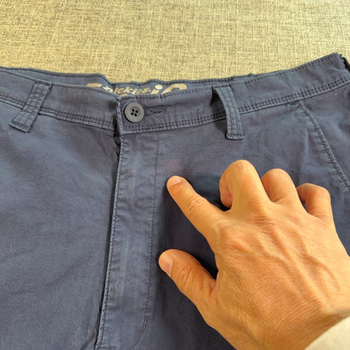 2 Pair Dickies Temp-iQ Shorts Mens 36 Navy Khaki Utility Cargo Work Stretch 8.5