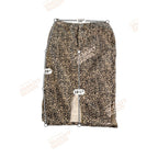 Leopard Print Resort Vacation Statement Skirt Casual
