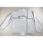 Vintage Old Navy Trademark Sweatshirt Mens XL Gray Crewneck Spellout Distressed