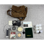 Vintage Minolta Hi-Matic 11 35mm Camera Retro Photography Lot Case Bag Manual
