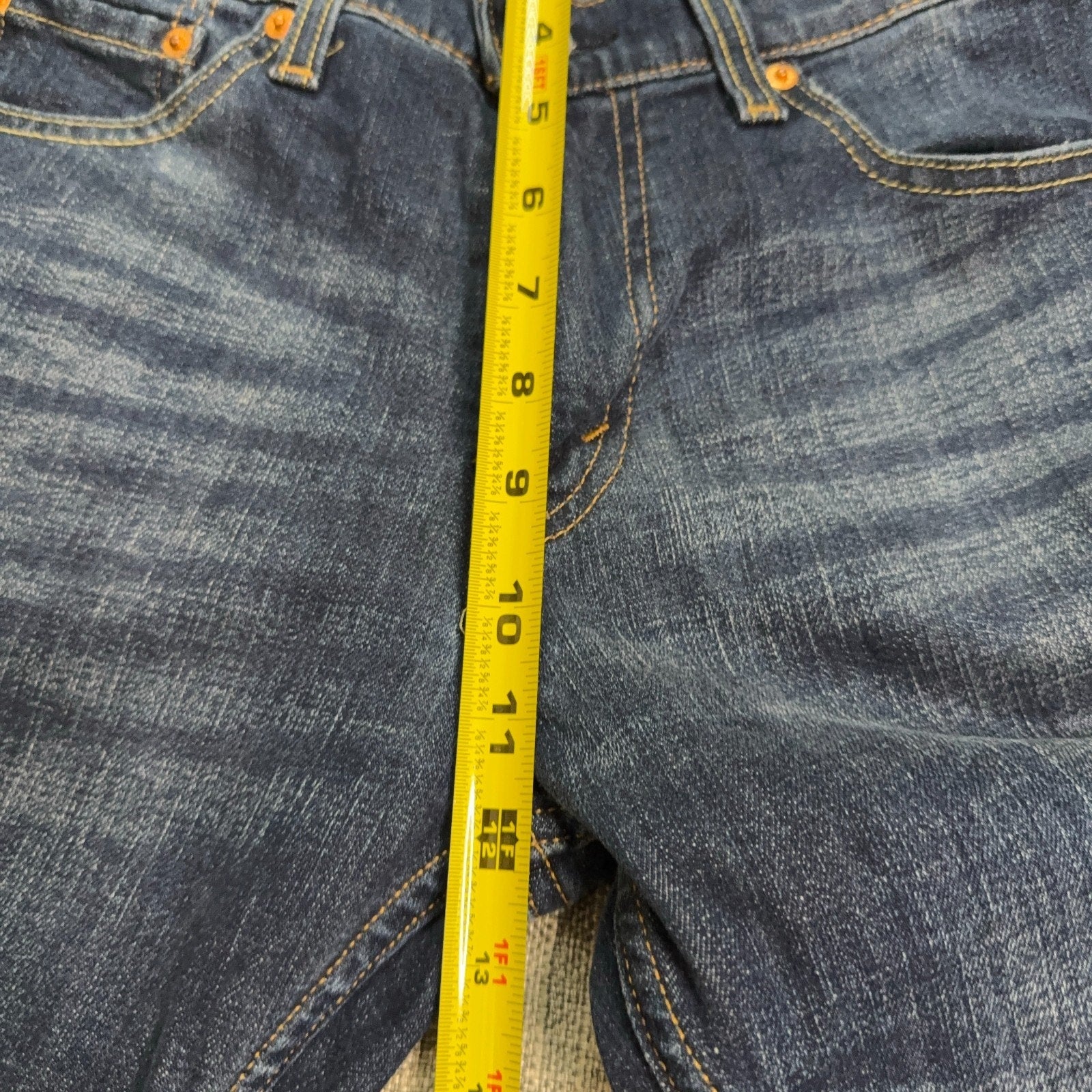 Levi’s 527 Jeans Mens 29x32 Slim Bootcut Dark Wash Blue Denim Stretch 05527-0459