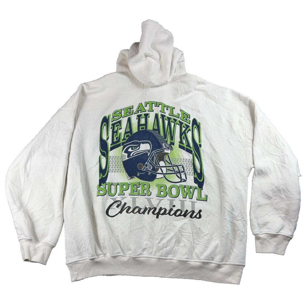 Abercrombie Fitch Seattle Seahawks Super Bowl XLVIII Champions Hoodie XL NFL