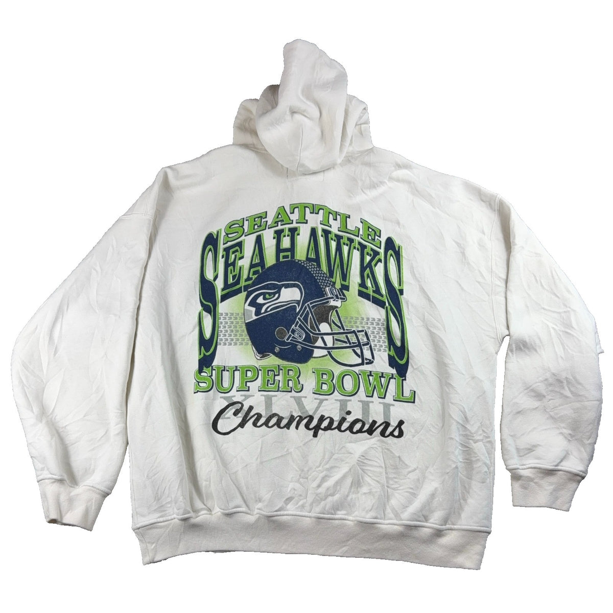 Abercrombie Fitch Seattle Seahawks Super Bowl XLVIII Champions Hoodie XL NFL