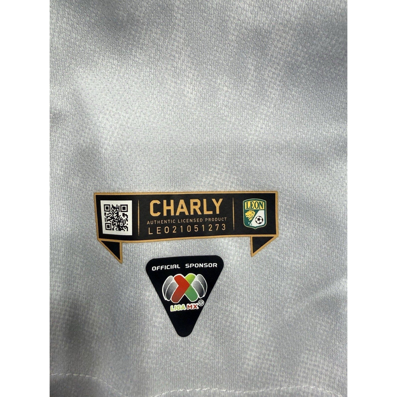Club León Charly Away Men’s Medium White LigaMX Soccer Fútbol Jersey NWT