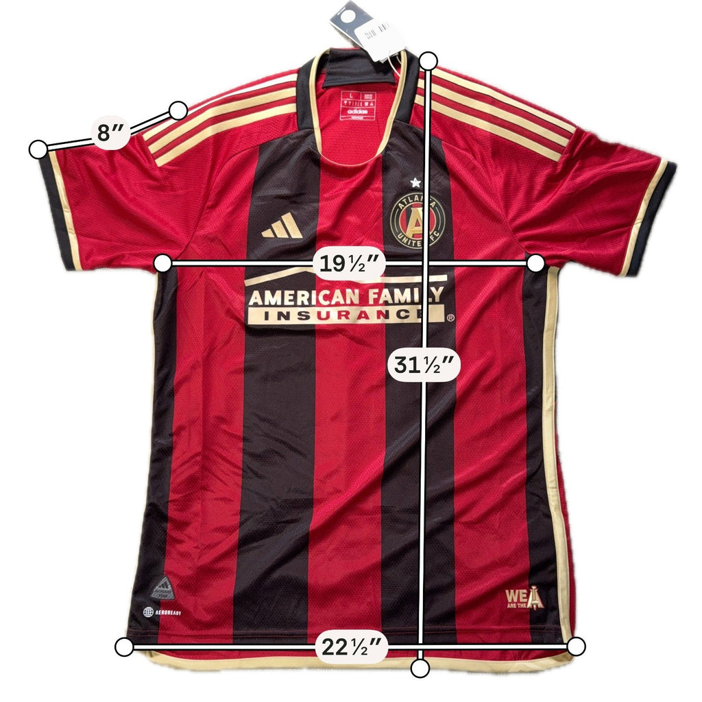 adidas Atlanta United 2023/24 Authentic Jersey Mens L NWT IC3001 MLS