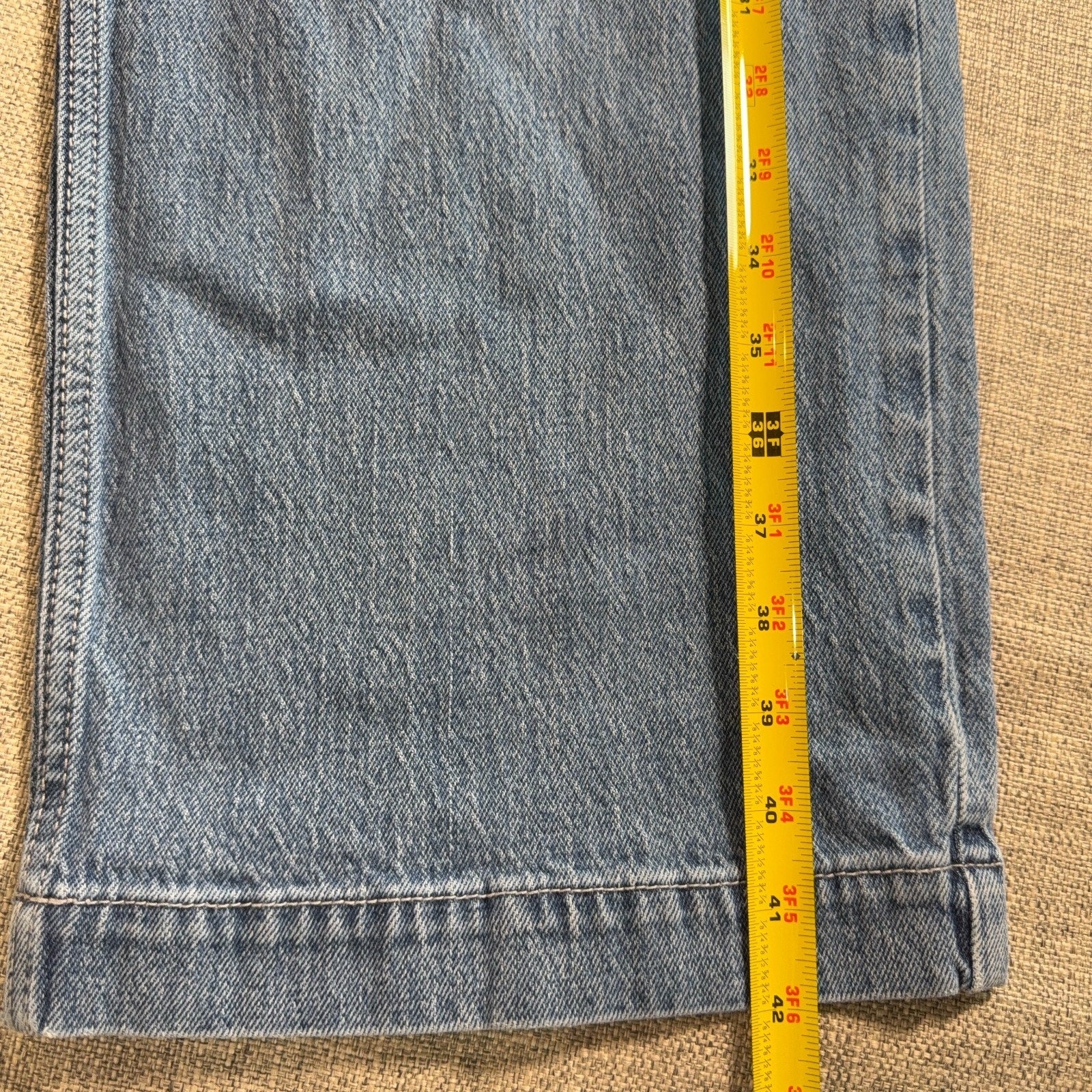 Hollister Super Baggy Jeans 32x32 Y2K Skater Wide Leg New York Embroidered