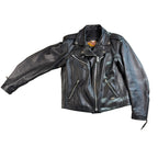 Vintage Harley-Davidson Leather Moto Jacket Women M Made USA American Legend