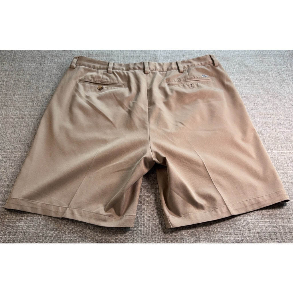 Lot 2 Vineyard Vines Links Shorts Mens 38 Navy Khaki Performance Golf