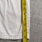 Miss Me Jeans Womens 30 White Cropped Skinny Rhinestone Embellished Flawed