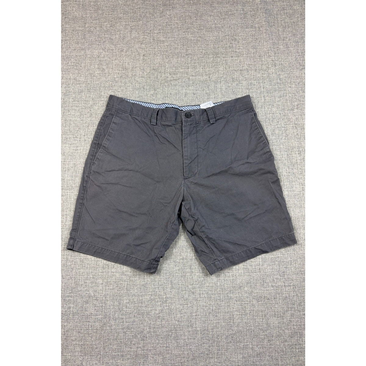 Banana Republic Mens Shorts Lot of 3 Charcoal Gray Linen Textured Blue 33W