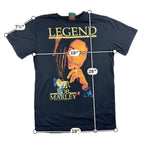 Bob Marley Legend T Shirt Mens M Black Zion Rootswear Reggae Graphic Tee