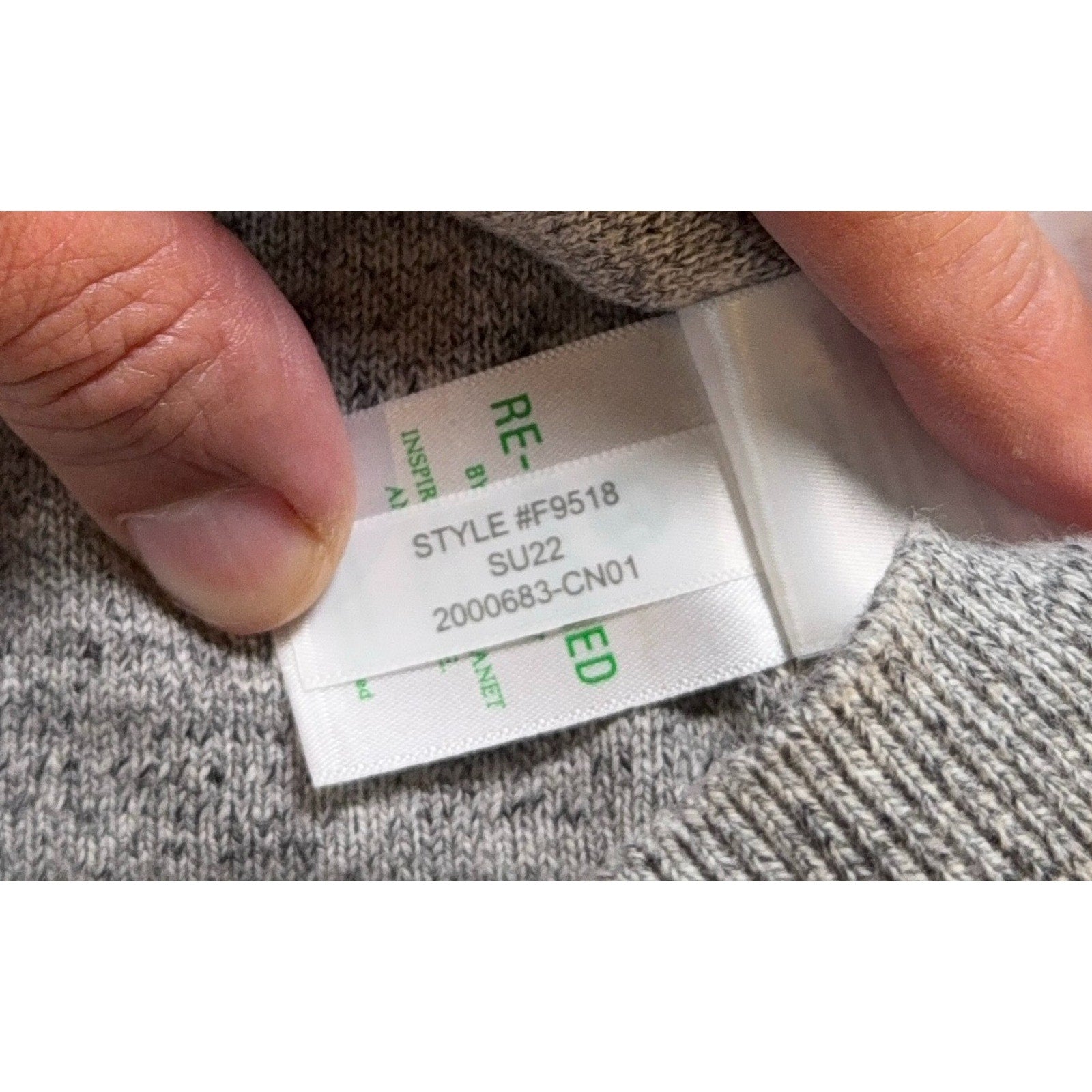 J Crew Mens XL Gray 100% Cotton Raglan Crewneck Sweater Heather Knit