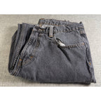 Levis Skateboarding Super Baggy Jeans Mens 30x34 Gray Black Y2K Skater A4298