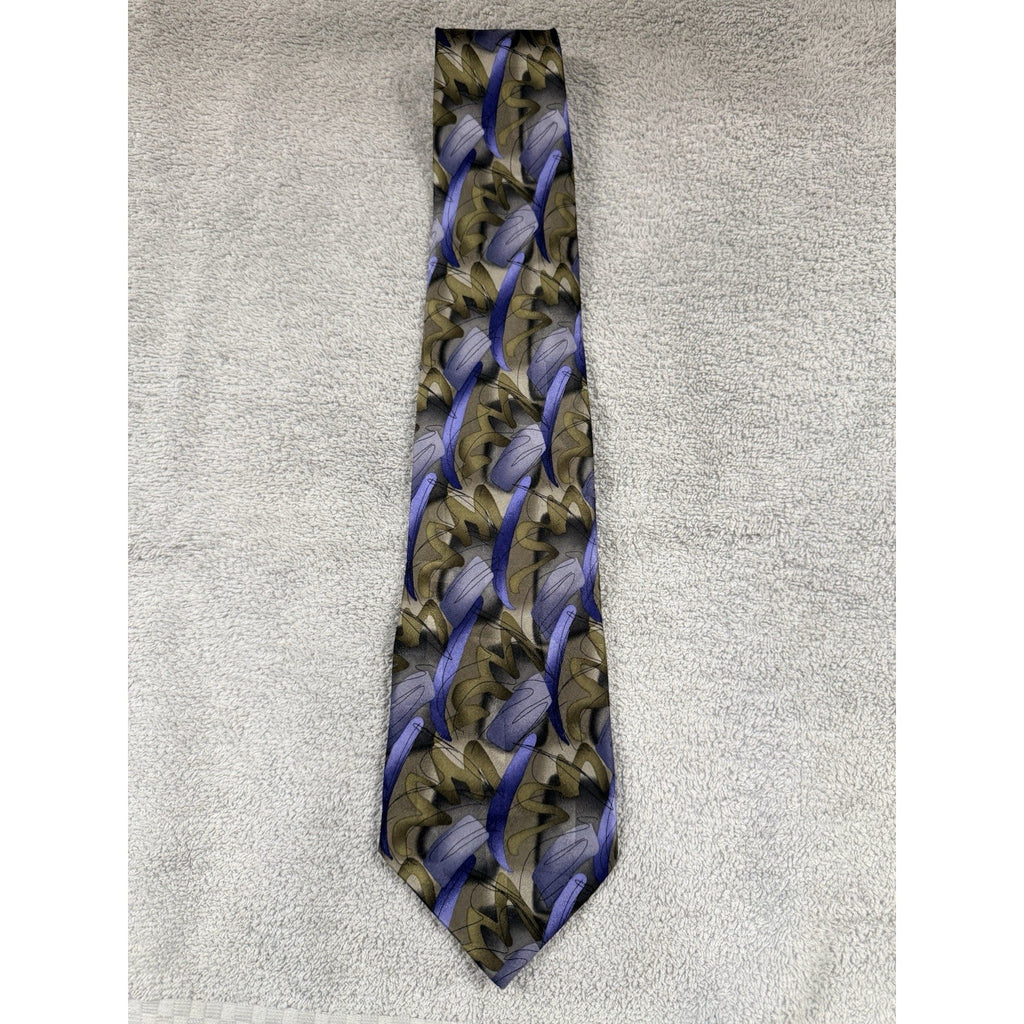 Vintage J Garcia Tie Landscape D Collection Twenty-Eight Abstract Silk Necktie