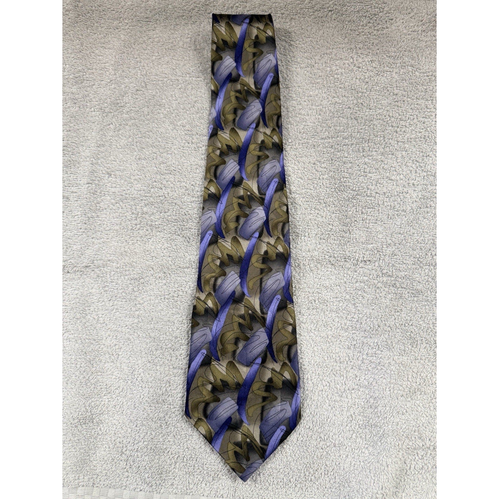 Vintage J Garcia Tie Landscape D Collection Twenty-Eight Abstract Silk Necktie