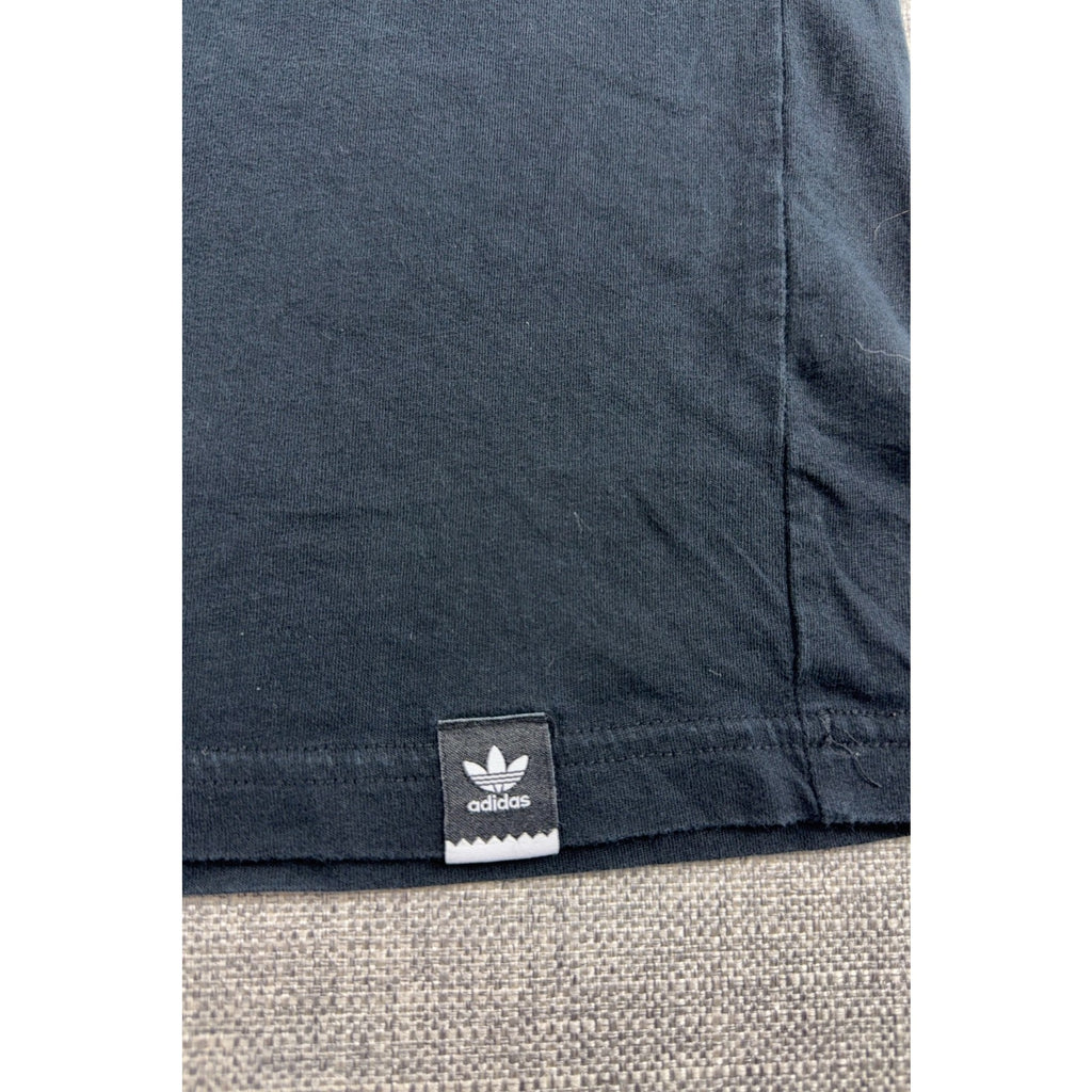 Adidas Skateboarding Sample T Shirt Men L Black Trefoil Brazil 3 Stripes Skate