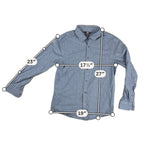 Vision Street Wear Chambray Button Up Shirt Womens S Blue Skate Streetwear