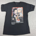 Bungo Stray Dogs WAN T Shirt Adult L Black Akutagawa Atsushi Anime Manga