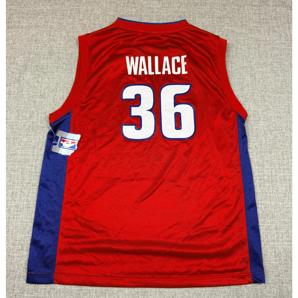 Vintage Reebok Rasheed Wallace Pistons Jersey Youth XL 18-20 NWT NBA