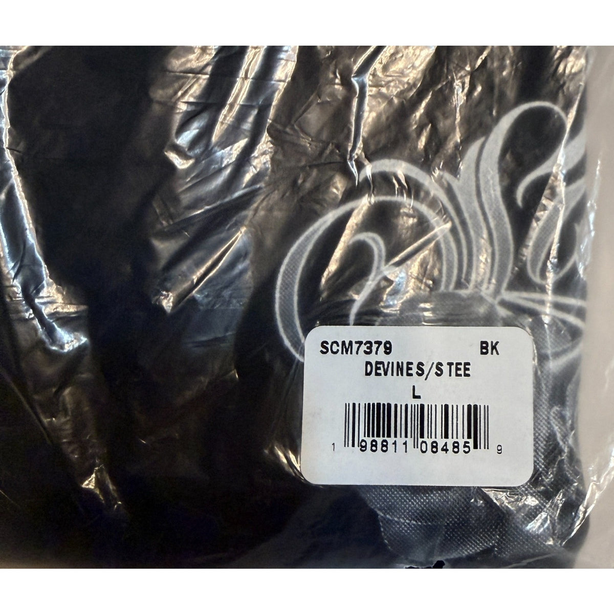 Sullen Art Devine T-Shirt Black Mens L Virgin Mary Skull Roses Chicano NWT