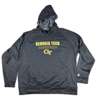 Georgia Tech Basketball Russell Athletic Hoodie Mens XL Black Gold GT Pullover