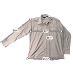 Panhandle Slim Western Shirt Mens 16.5 36 Large Tall Brown Plaid Pearl Snap
