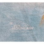 The Mountain Goat Selfie T Shirt Blue Animal Graphic Tee Adult Small Tagless