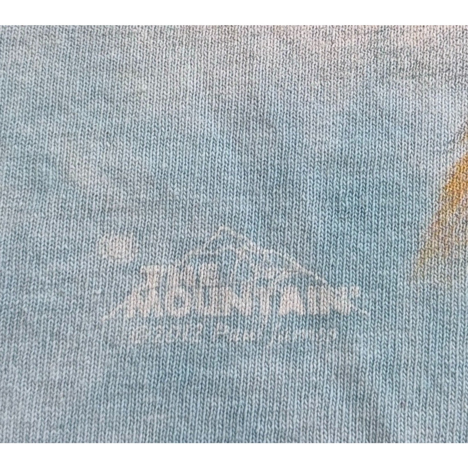The Mountain Goat Selfie T Shirt Blue Animal Graphic Tee Adult Small Tagless