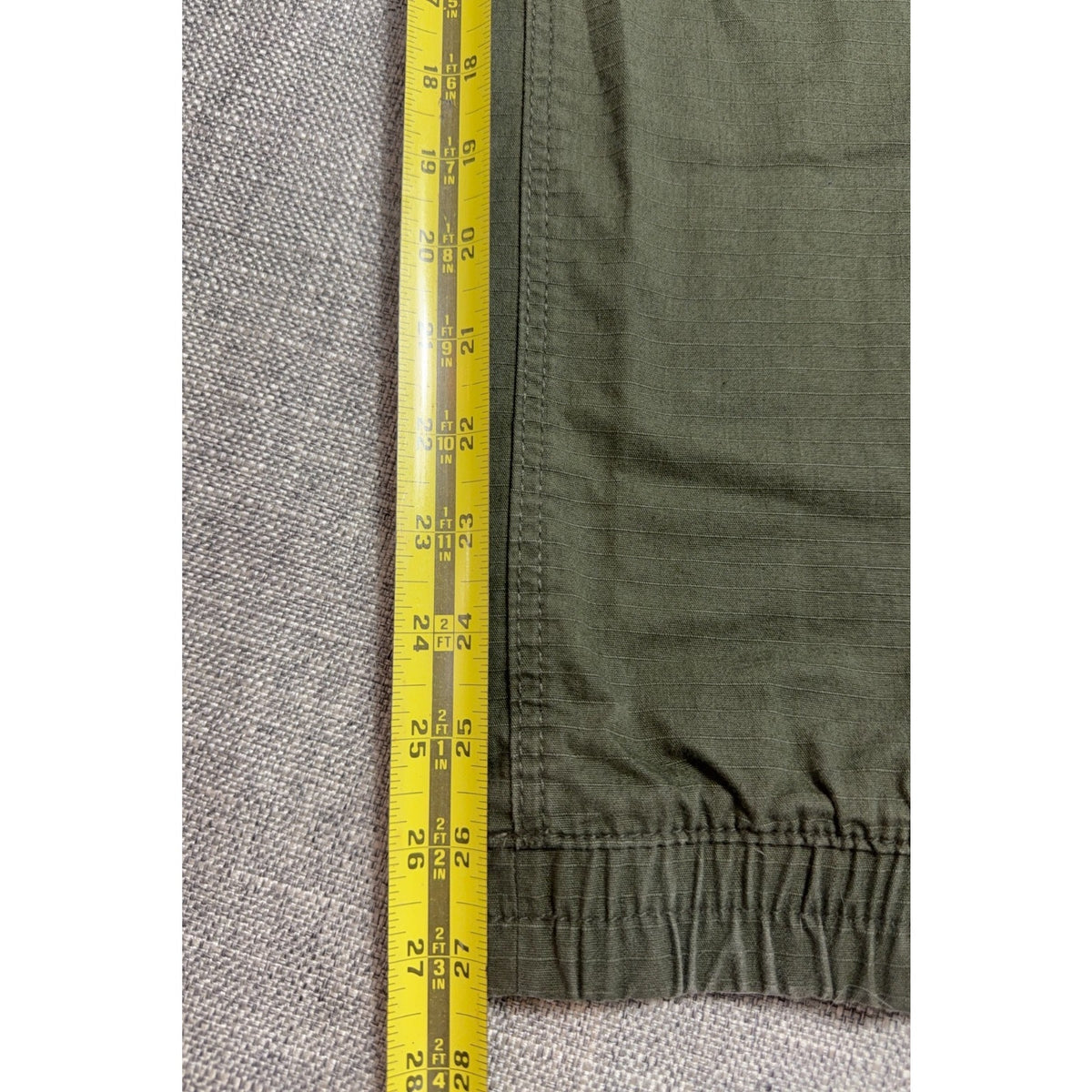 H&M Divided Cargo Jogger Pants Mens 30 Olive Green Ripstop Utility