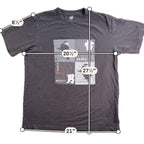 Black short sleeve crew neck tee