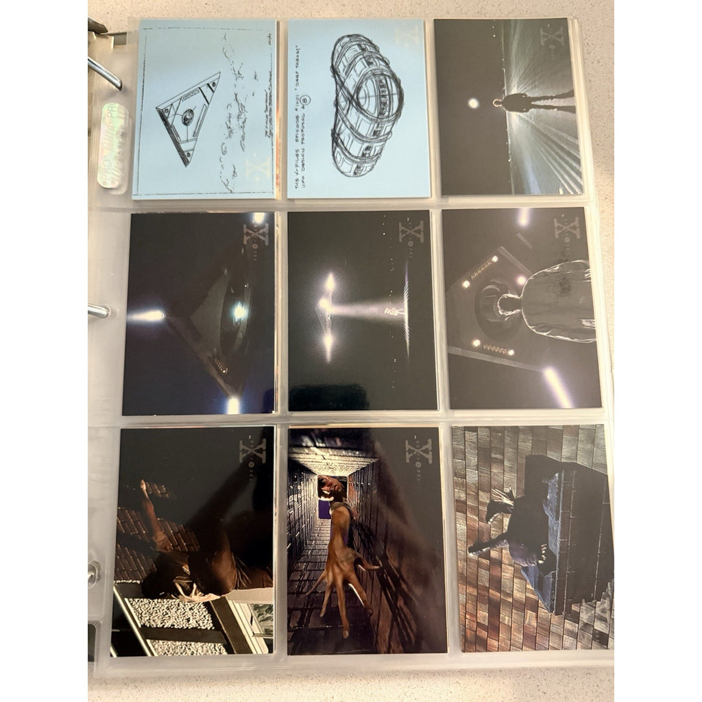 NEAR COMPLETE 1995 TOPPS THE X-FILES CARD SET + INSERTS • LOT • MULDER SCULLY