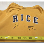 Rice University Jansport Hoodie Small Tan Pullover Sweatshirt Collegiate Logo