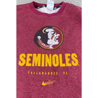 Nike Florida State Seminoles Sweatshirt Mens M Garnet FSU Crewneck DJ8079-610
