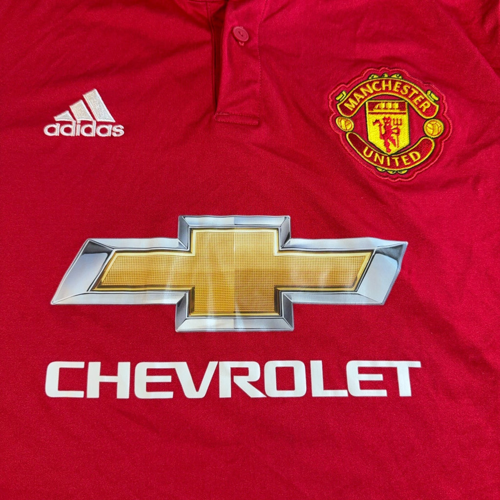 Adidas Manchester United 2017-18 Home Jersey Mens M Red Soccer Football